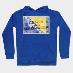 Bosnia and Herzegovina Vintage style retro souvenir Hoodie